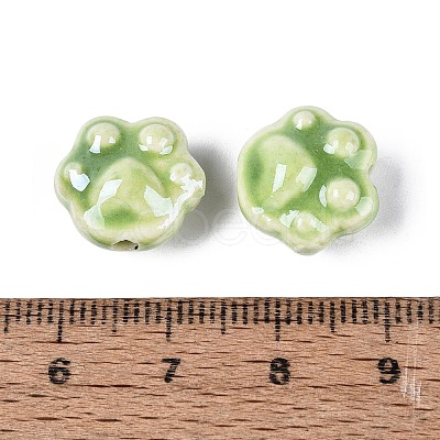 Handmade Porcelain Beads PORC-N012-08F-1