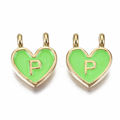 Alloy Enamel Charms X-ENAM-T012-02P-RS-1