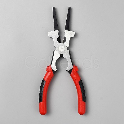 Multifunctional Carbon Steel Welding Pliers with Red Rubber Handles TOOL-WH0155-243-1