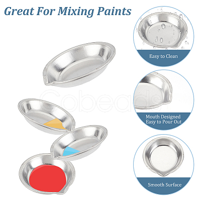 2 Sets Stainless Steel Palette DIY-OC0009-85-1