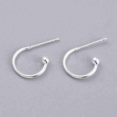 304 Stainless Steel Earring Hooks LS-X-STAS-K211-01S-1