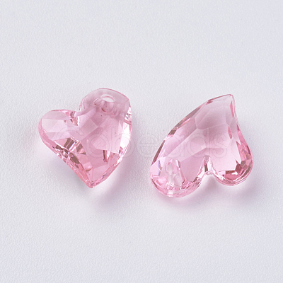 Transparent Acrylic Charms X-MACR-G055-11mm-26X-1
