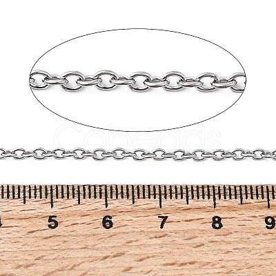 Tarnish Resistant 304 Stainless Steel Cable Chains CHS-Q001-13-100m-1