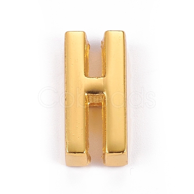 Alloy Slide Charms PALLOY-I201-01G-H-1