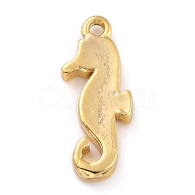 Golden Brass Enamel Pendants KK-P197-19B-G-1