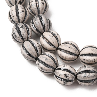 Vintage Handmade Porcelain Beads Strands PR-CBAA37B-09I-1