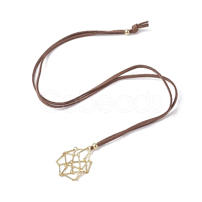 3Pcs 3 Style Crystal Holder Cage Necklace NJEW-JN04586-1
