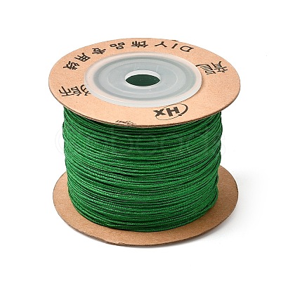 Nylon Braided Cord for Jewelry Making Macrame Craft NWIR-N003-0.6mm-05M-1