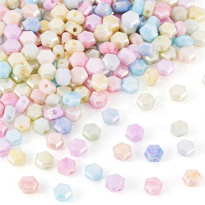 225Pcs 9 Colors Anti-Tarnish Electroplate Glass Beads GLAA-TA0004-09-1