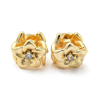 Brass Bead with Glass KK-H460-05G-1