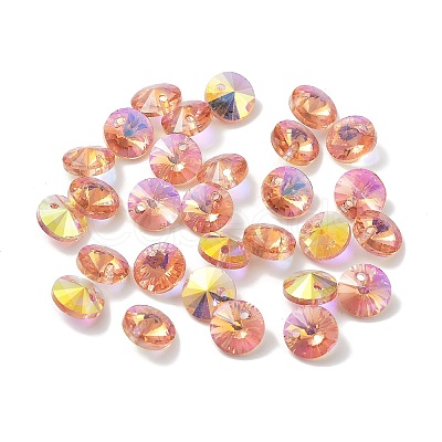 Electroplate Transparent Glass Beads EGLA-Z002-AB03-1