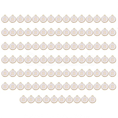 Golden Plated Enamel Alloy Charms ENAM-SZ0001-26A-S-1