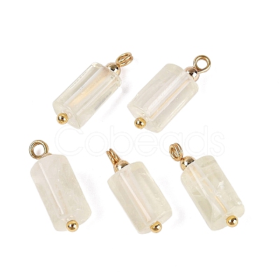 Heated Natural Lemon Quartz Pendants GG-N004-01G-02-1