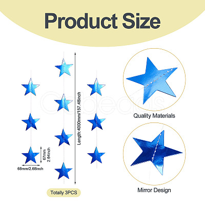 Paper Star Shape Flags FEPA-TAC0001-002-1