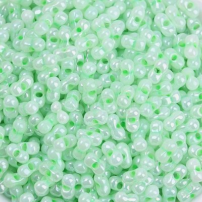 Opaque Colours Luster Glass Seed Beads X1-SEED-K010-04C-1