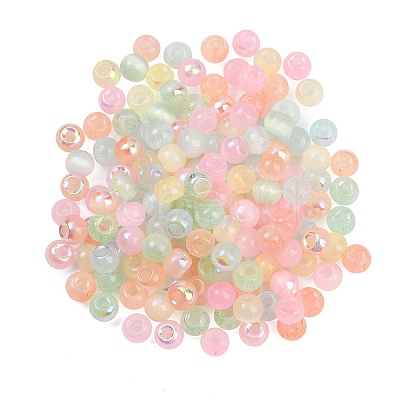 Mixed Color Imitation Cat Eye Glass Round Seed Beads SEED-NH0003-01A-06-1