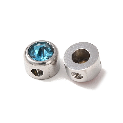 304 Stainless Steel Rhinestone Beads SA-CBAAA8B-03P-1