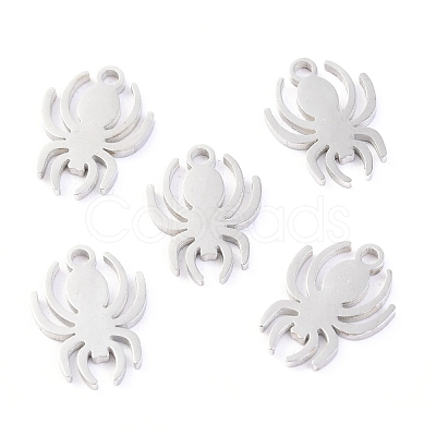 Non-Tarnish Halloween 304 Stainless Steel Charms STAS-O142-23P-1