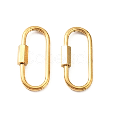 304 Stainless Steel Locking Carabiner STAS-C092-05C-G-1