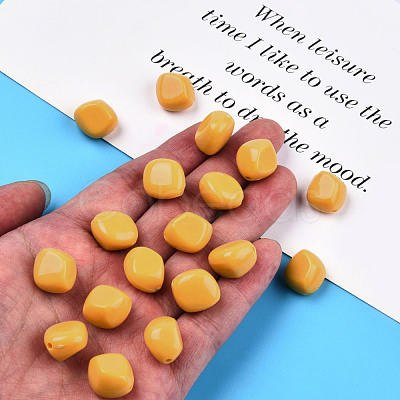 Opaque Acrylic Beads MACR-S373-137-A07-1