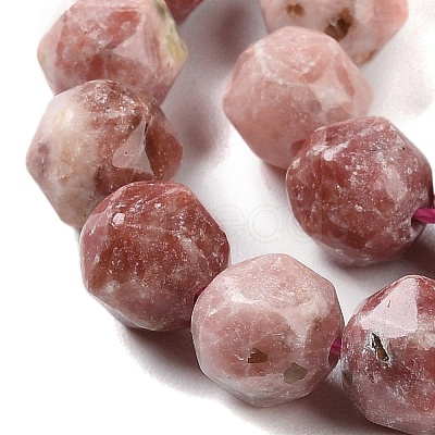 Natural Plum Blossom Jasper Beads Strands G-NH0021-A20-02-1