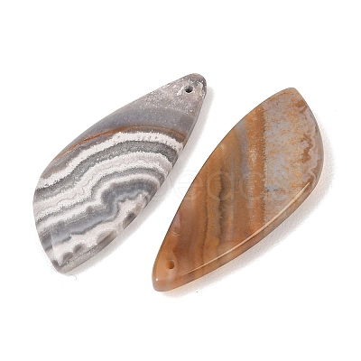 Natural Mexican Agate Pendants G-K381-12-1