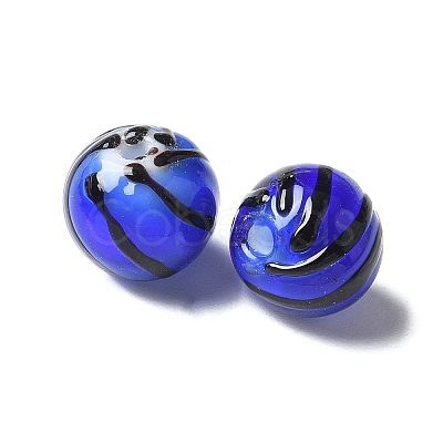 Handmade Transparent Lampwork Beads BLOW-D300-08G-1