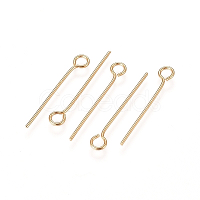 304 Stainless Steel Eye Pins A-STAS-L238-005I-G-1