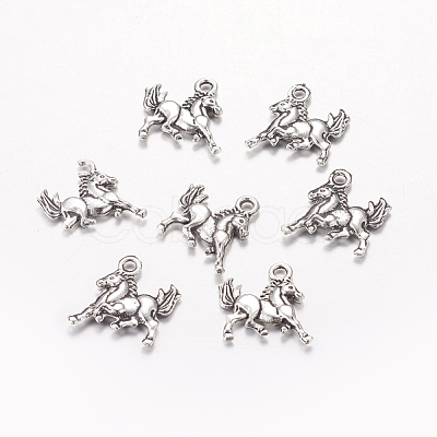 Tibetan Style Alloy Pendants TIBEP-E131-AS-1