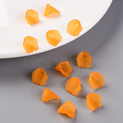 Frosted Acrylic Bead Caps MACR-S371-10A-724-1