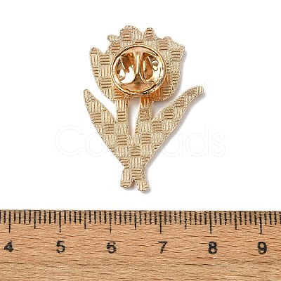 Tulip Enamel Pins JEWB-P045-02A-G-1