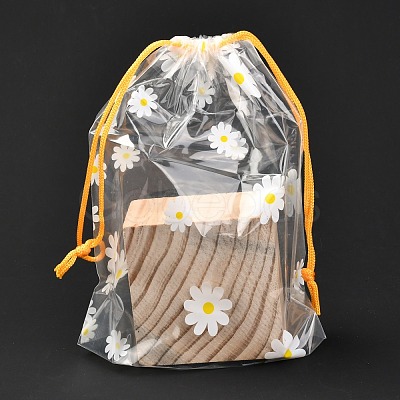 Plastic Frosted Drawstring Bags ABAG-M003-01A-06-1