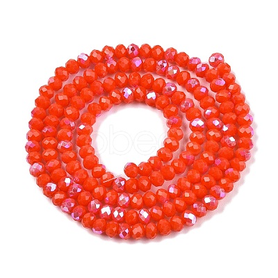 Electroplate Opaque Solid Color Glass Beads Strands LS-EGLA-A044-P2mm-L03-1