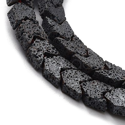 Natural Lava Rock Beads Strands G-H303-C15-1