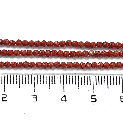 Natural Red Jasper Beads Strands G-J002-22-1