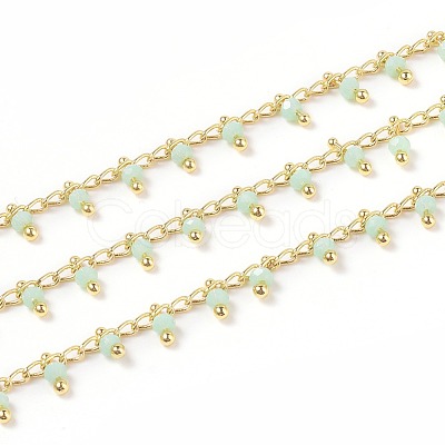 Handmade Glass Beaded Chains CHC-K008-B14-1