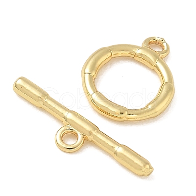 Brass Toggle Clasps KK-CBAFC6C-07D-G-1