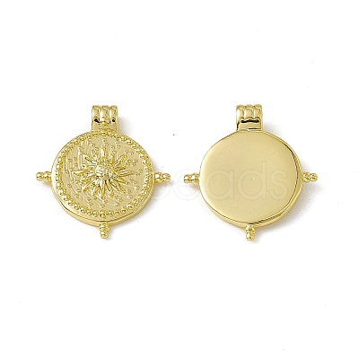 Rack Plating Brass Pendants KK-C007-25G-1