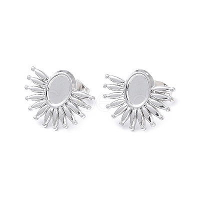 Non-Tarnish 304 Stainless Steel Stud Earring Finding LS-EJEW-I285-01P-1