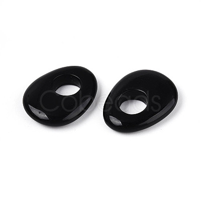 Natural Obsidian Pendants X-G-T144-09J-1