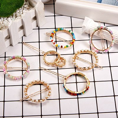 8Pcs 4 Style Alloy Claw Hair Clips PHAR-SZ0001-05-1