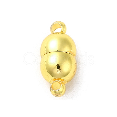 Rack Plating Brass Magnetic Clasps KK-D100-14G-1