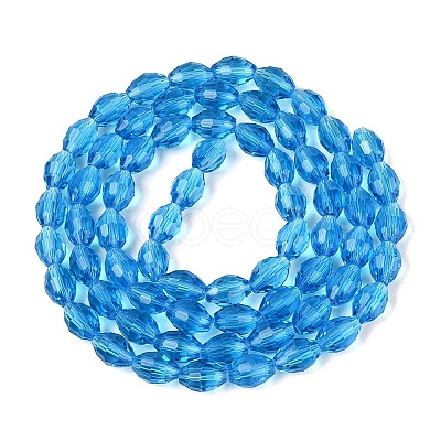 Transparent Glass Beads Strands GLAA-N071-01A-A12-1