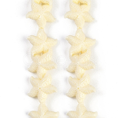 Synthetic Coral Dyed Carved Beads Strands CORA-K009-06B-1