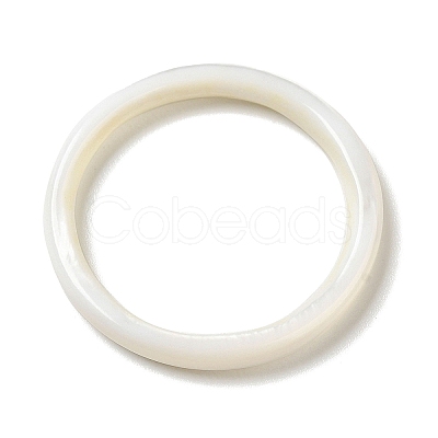 Natural White Shell Linking Ring SSHEL-M022-06C-1