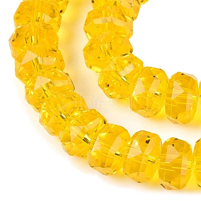 Transparent Glass Beads Strands GLAA-Q114-01A-A04-1