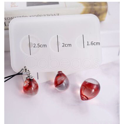 DIY Silicone Pendant Molds X-DIY-E015-28-1