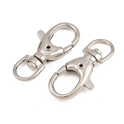Zinc Alloy Swivel Clasps AL-CBAC079-12P-1