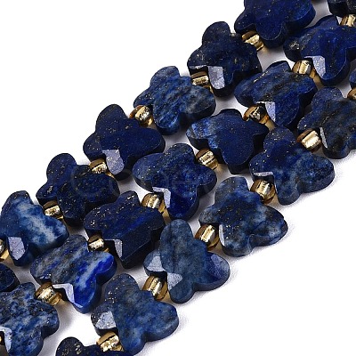 Dyed Natural Lapis Lazuli Beads Strands G-N371-10A-02-1