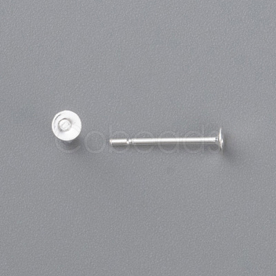 304 Stainless Steel Stud Earring Findings STAS-H436-24S-3mm-1